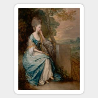 Portrait of Anne, Countess of Chesterfield by Thomas Gainsborough Magnet